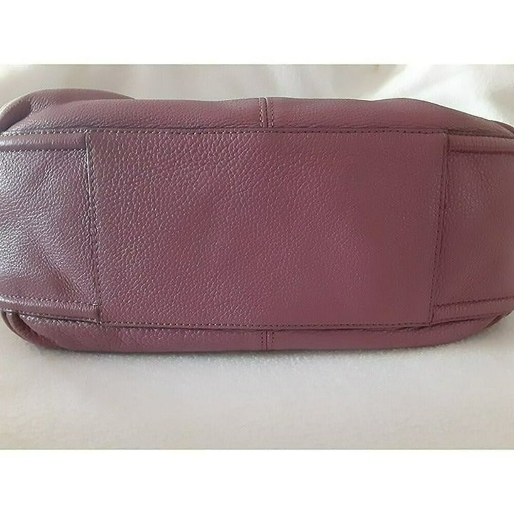 Coach Park Avery Pebbled Leather Hobo Shoulder Bag Purse Tote - Picture 7 of 12